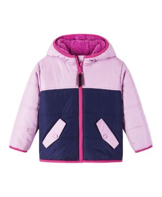 Andy & Evan Girls' Colorblock Sherpa Jacket - Little Kid