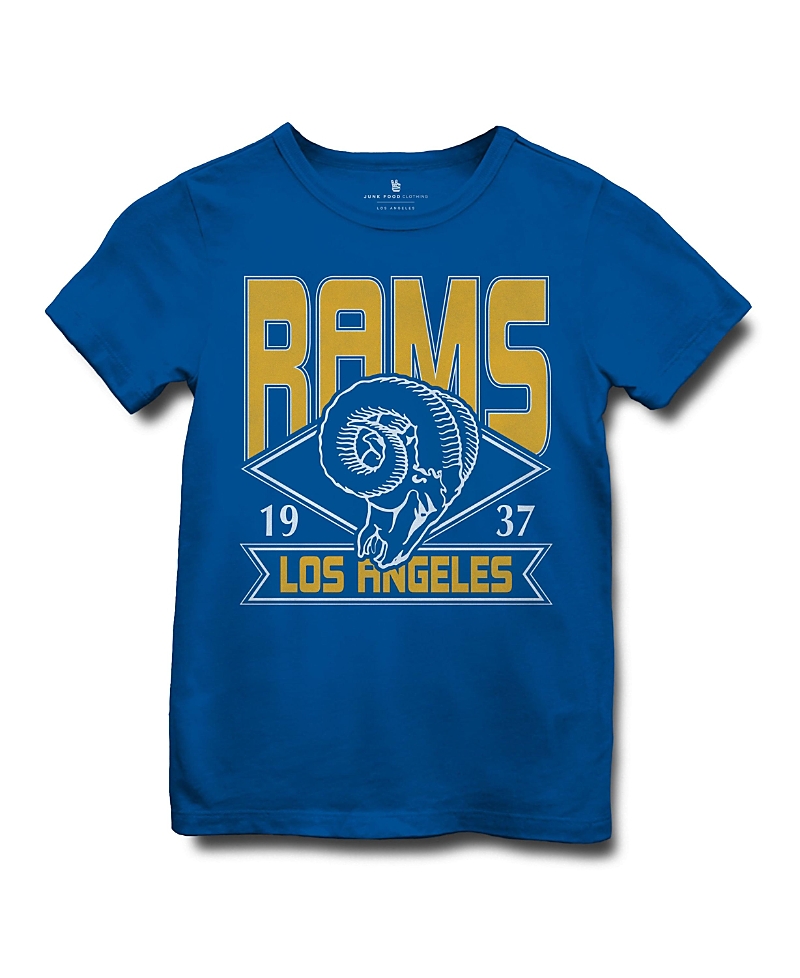 Junk Food Clothing Unisex Nfl Los Angeles Rams Overtime Tee - Little Kid, Big Kid