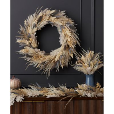 Fall Fields Bouquet Wreath, 28"