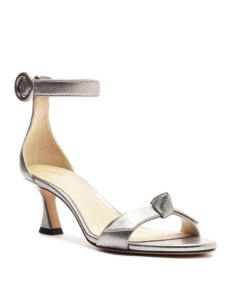 Alexandre Birman 60mm Clarita Sandals In Silver