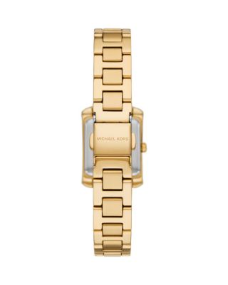 Emery Three Hand Gold Tone Stainless Steel Watch, 23mm x 29mm