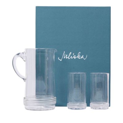 Dean Pitcher & Highball Glass, Set of 3