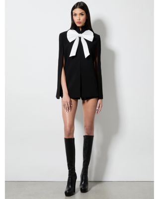 Alice and Olivia Phillippa Bow Cape Jacket | Bloomingdale's
