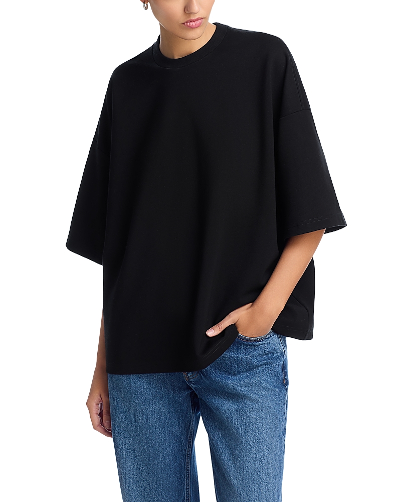 Staud Casette Oversize T-shirt In Black