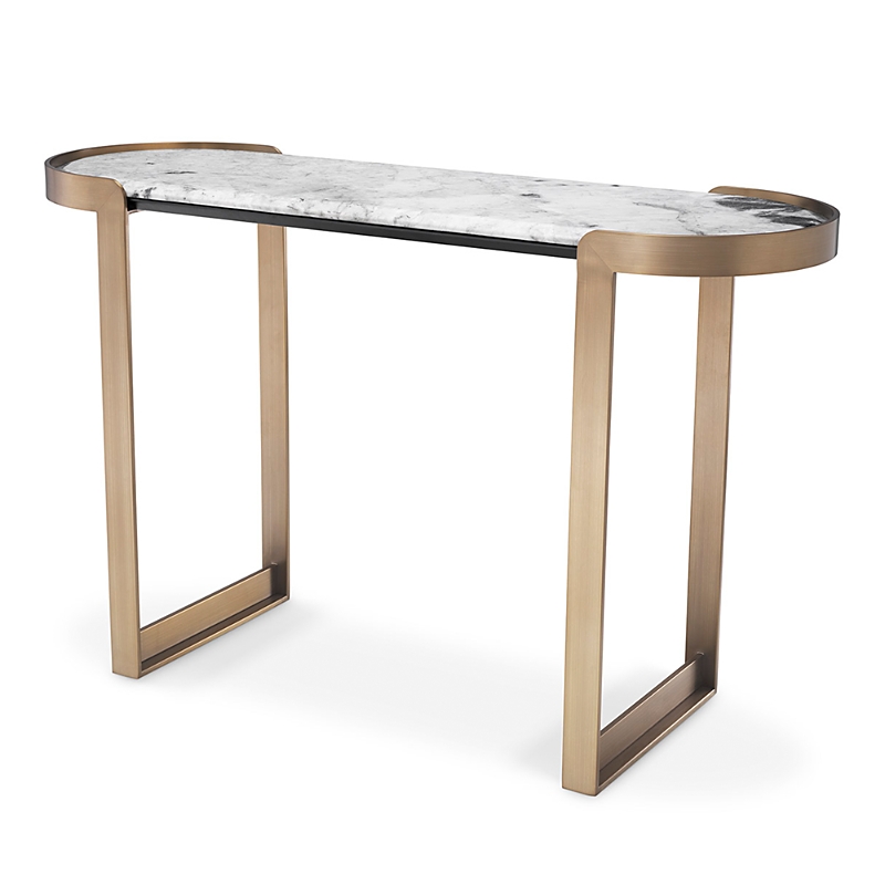 Eichholtz Fabio Console Table In Brushed Brass