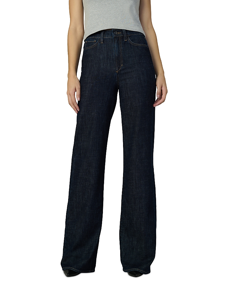 Joe's Jeans The Mia High Rise Wide Leg Jeans in Black