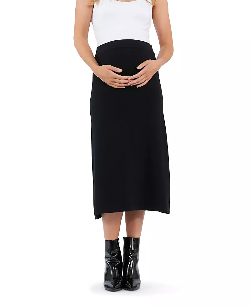 Ripe Maternity A-Line Knit Skirt