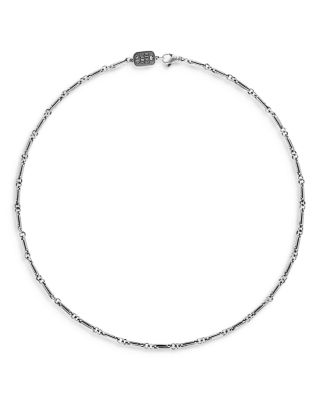 Sterling Silver Small Paperclip Necklace, 24"
