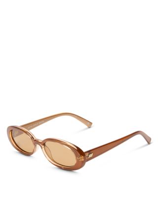 Le Specs Outta Love Oval Sunglasses, 51mm