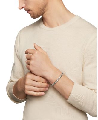 Men's DY Helios Cuff Bracelet in Sterling Silver, 6mm