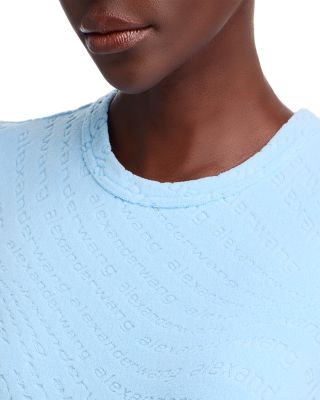 alexadnerwang.t Short Sleeve Mini Tee Shirt Dress