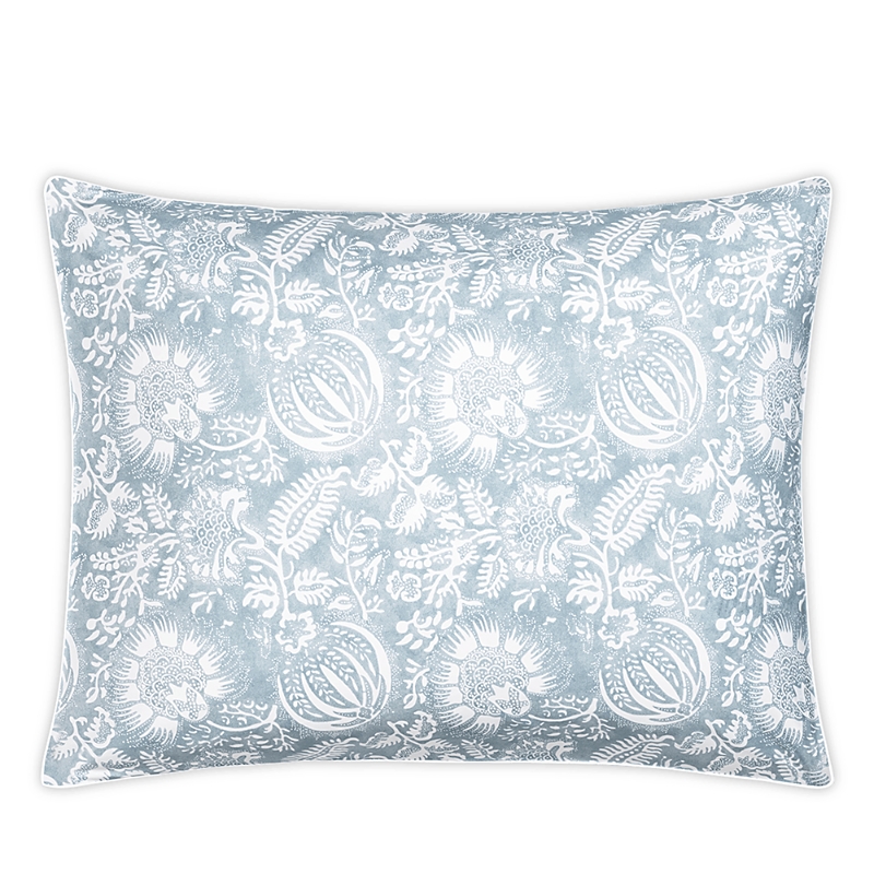 Matouk X Schumacher Granada King Sham In Hazy Blue