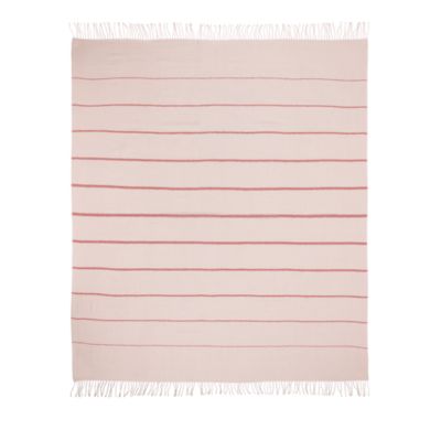 Amelia Boucle Stripe Alpaca Throw