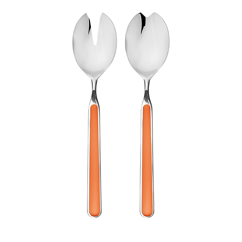 Mepra Fantasia 2-piece Salad Serving Set In Carota
