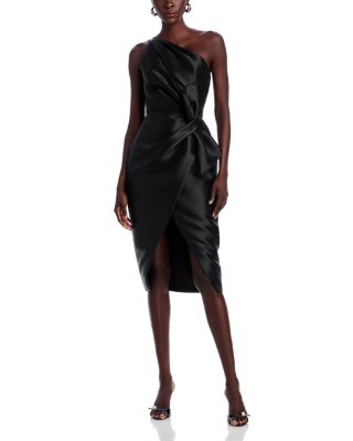 Amsale - Asymmetric Sheath Dress