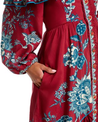 Tropical Landing Off-the-Shoulder Dress