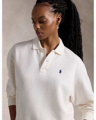 Polo Collar Fleece Pullover