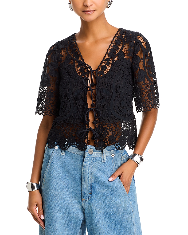 Sea Gianna Lace Tie Top