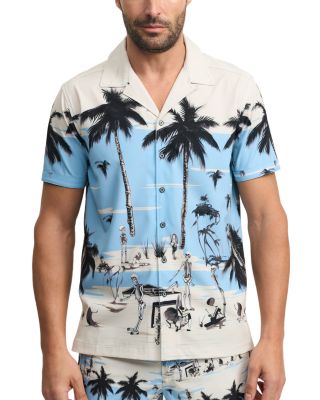 Robert Graham - Sunburn Sonata Stretch Printed Classic Fit Button Down Camp Shirt