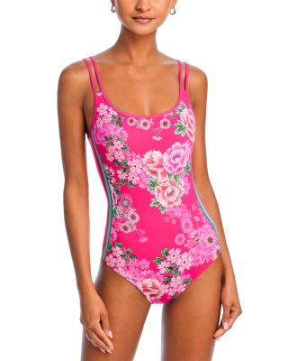 Johnny Was - Double Strap One Piece Swimsuit