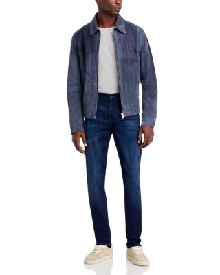 Luxe Performance Plus Slimmy Tapered Slim Fit Jeans in Deep Blue