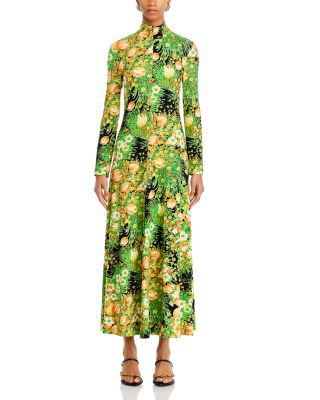 Zip Up Turtleneck Dress