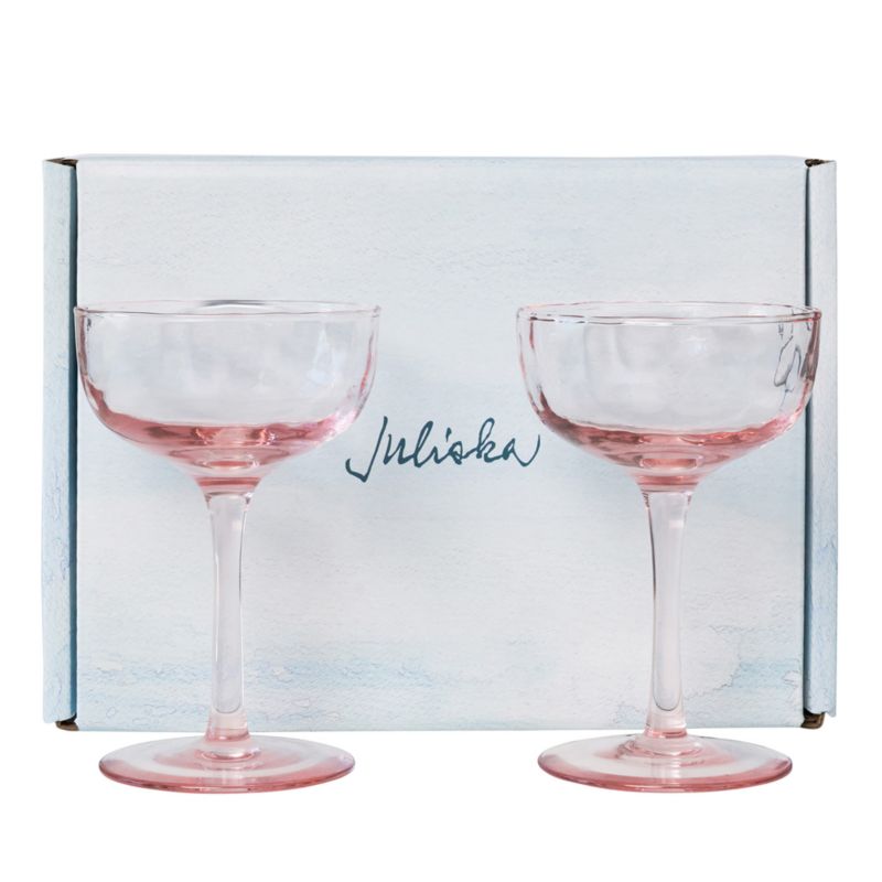Juliska Puro Cocktail Coupe Glasses, Set of 2