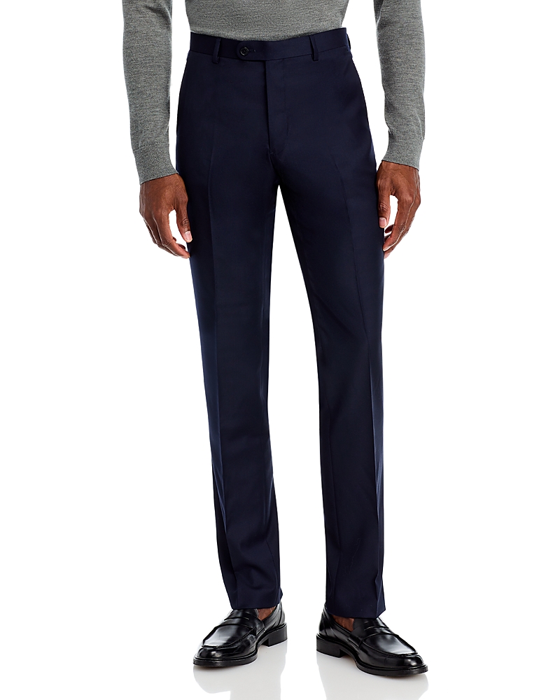 John Varvatos Wool Slim Fit Suit Pants In Navy