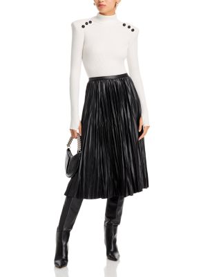 Reeves Button Detail Turtleneck Sweater