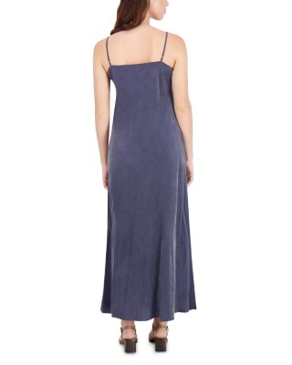 Faux Suede Slip Dress
