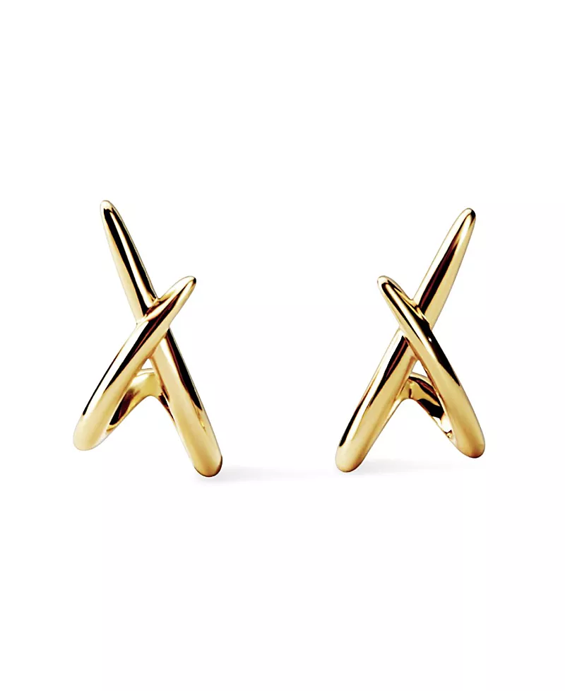 Ana Luisa Gold Sloane Stud Earrings