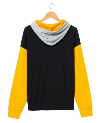 Unisex NFL Pittsburgh Steelers Tri Color Block Hoodie