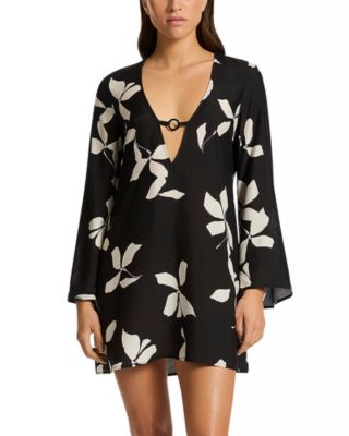 JETS - Floral Mini Kaftan Swimsuit Cover-Up