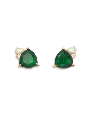 kate spade new york Mixed Stone Stud Earrings in Gold Tone