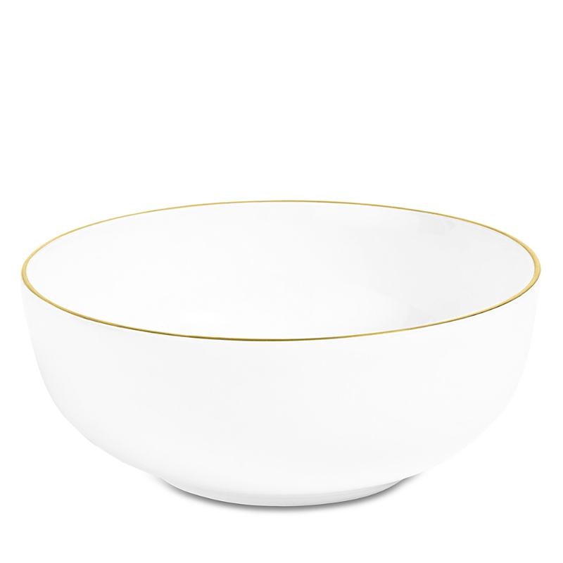 Richard Brendon Line Small Dip Bowl In Gold/ White