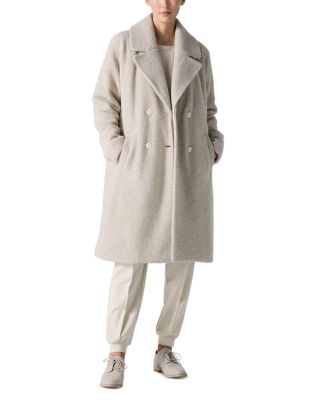 Eileen Fisher - Wool Boucl&eacute; Notch Collar Coat