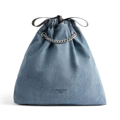 Crush Medium Tote Bag Denim