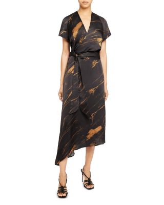 Santorelli - Asymmetric Hem Dress