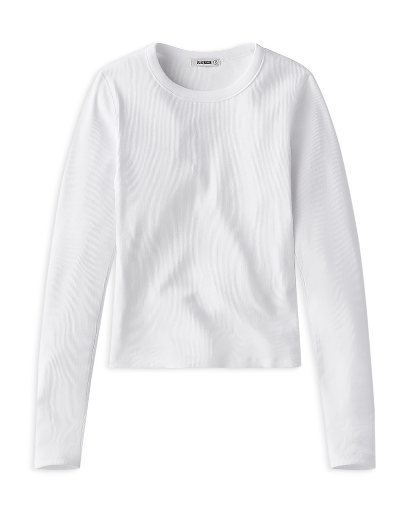 BUCK MASON SURPLUS RIB LONG SLEEVE CREWNECK TEE