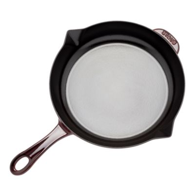 Enameled Cast Iron 10&amp;quot; Fry Pan, Cherry