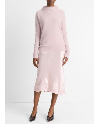 Boiled Cashmere Funnel Neck Sweater