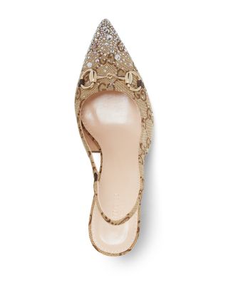 Women's Horsebit Slingback Pumps