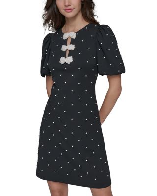 KARL LAGERFELD PARIS - Bow Detail Sheath Dress