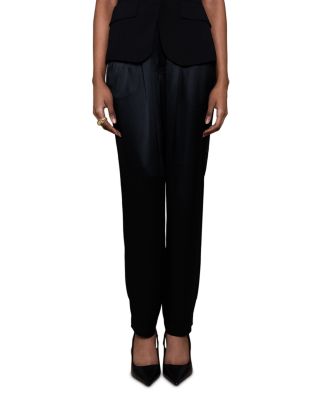 NONCHALANT LABEL - Layered Belted Pants