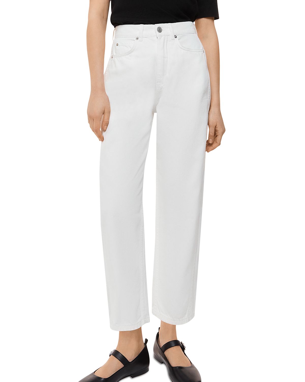 Whistles Authentic Organic High Waist Barrel Leg Jeans