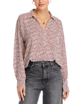 Becky Dot Print Blouse