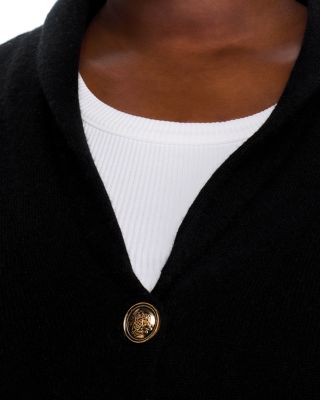 100% Cashmere Novelty Button Blazer - Exclusive