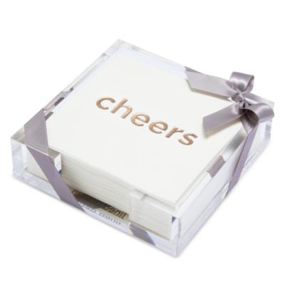 Cheers Cocktail Napkins, Set of 24