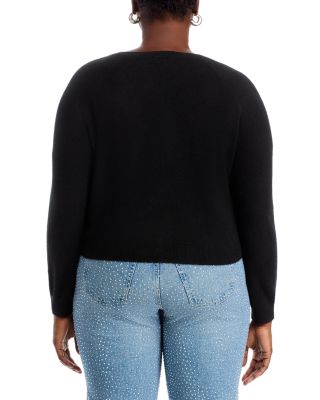 100% Cashmere Crewneck Cardigan - Exclusive