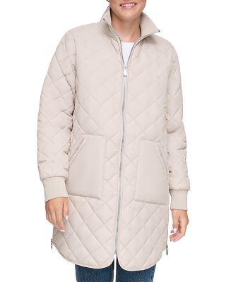 Ladies Woven Quilted Jacket 